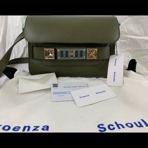 New ps11 mini classic olive green shoulder bag